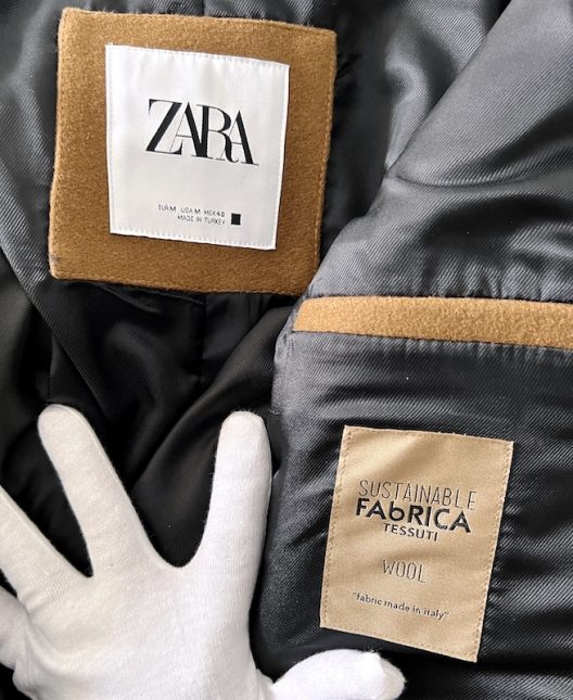 Zara Camel Wool Coat