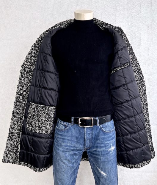 ZARA Padded Tweed Coat