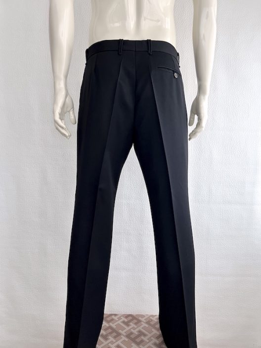 Burberry black wool pants