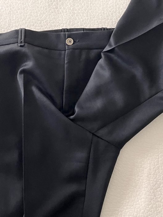 Burberry black wool pants