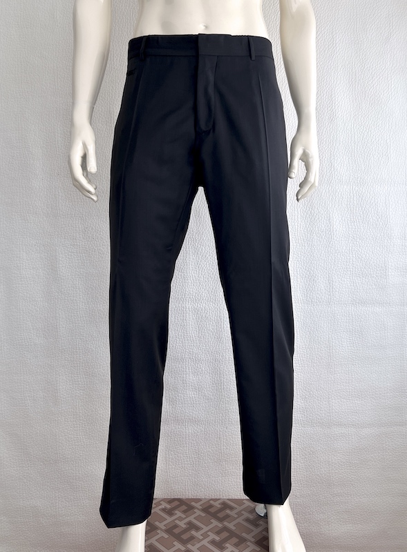 Roberto Cavalli Black Wool Pants