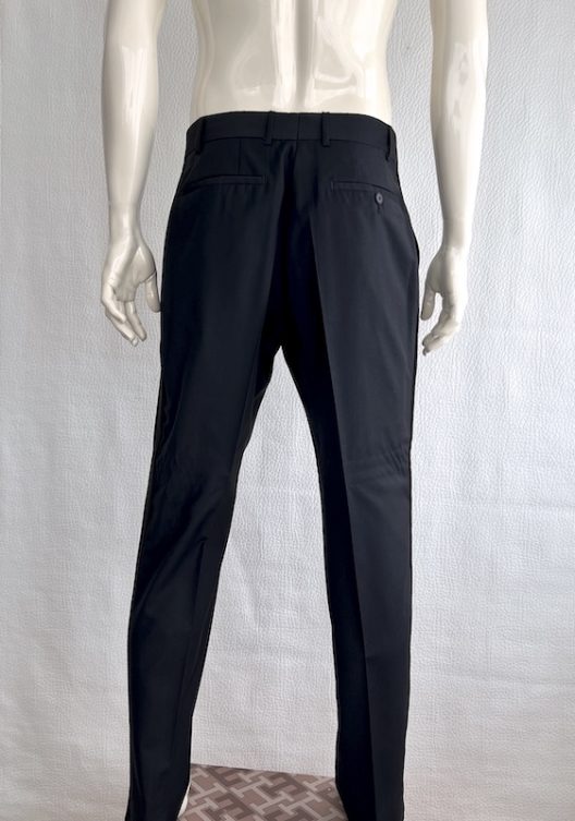 Roberto Cavalli Black Wool Pants