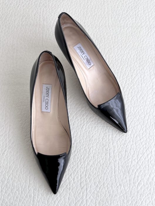 Jimmy Choo Black Patent Leather Shoes
