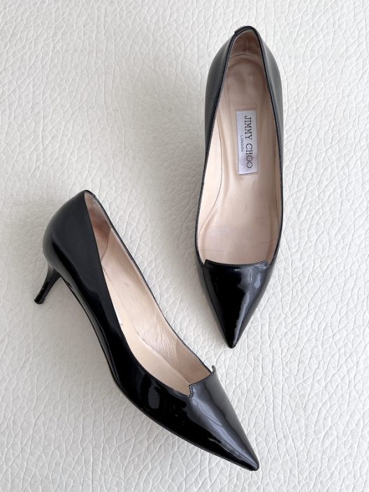 Jimmy Choo Black Patent Leather Shoes