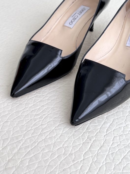 Jimmy Choo Black Patent Leather Shoes
