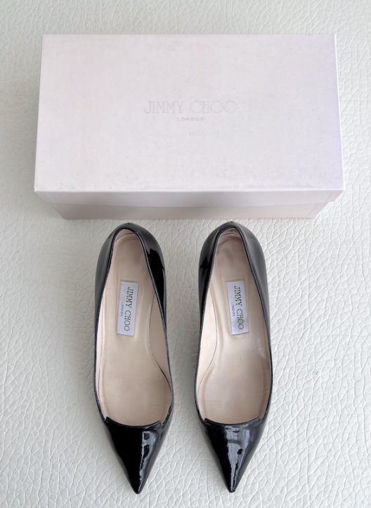 Jimmy Choo Black Patent Leather Shoes