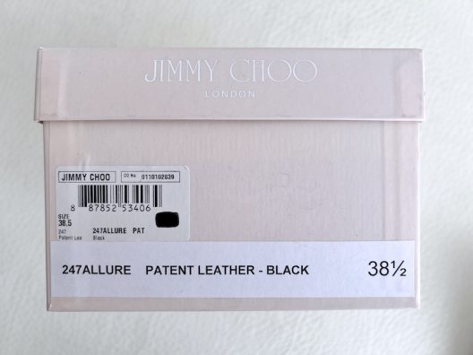Jimmy Choo Black Patent Leather Shoes
