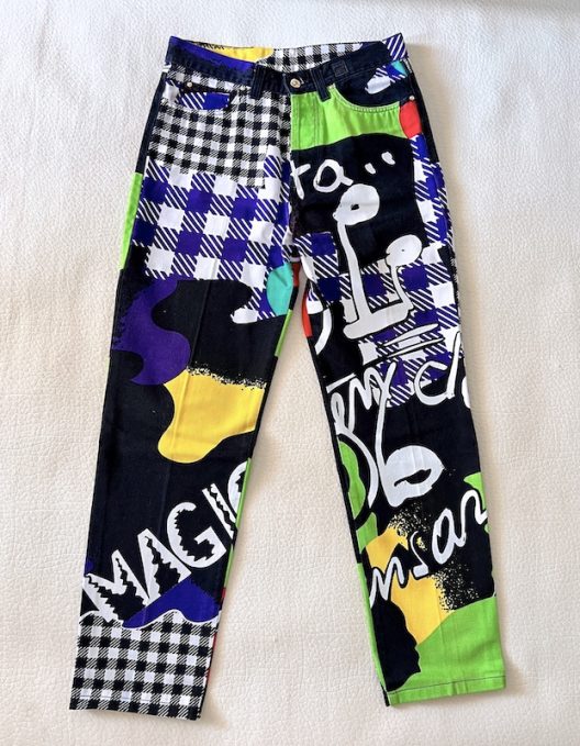 VTG Versace Jeans Couture Iconic Pop Art print S/S 1991