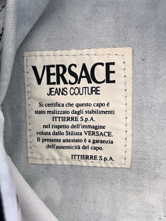 VTG Versace Jeans Couture Iconic Pop Art print S/S 1991