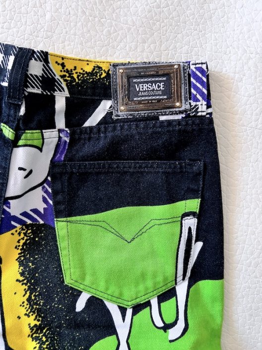 VTG Versace Jeans Couture Iconic Pop Art print S/S 1991