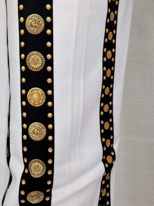 VTG Gianni Versace Couture Iconic Belts print S/S 1993