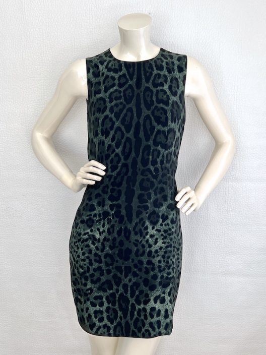 Dolce & Gabbana Animal Print Set Dress