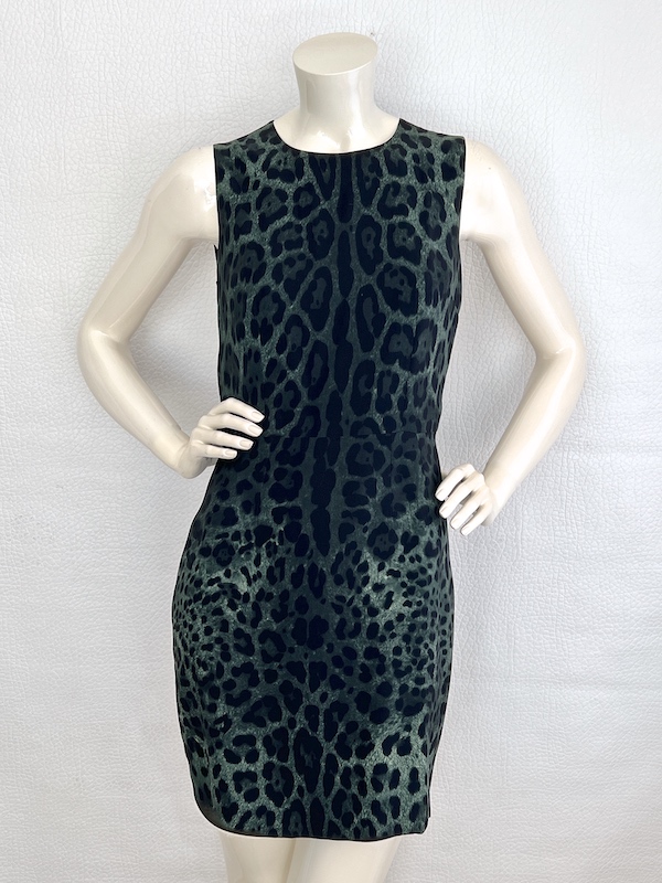 Dolce & Gabbana Animal Print Set Dress