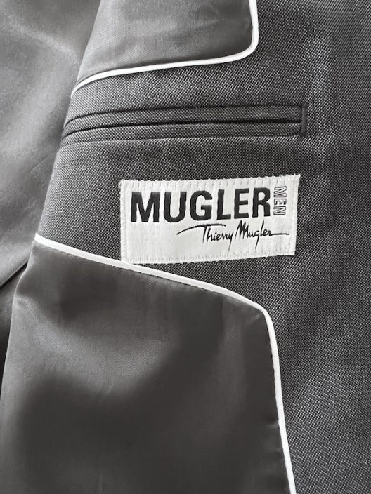 Thierry Mugler Gray Suit