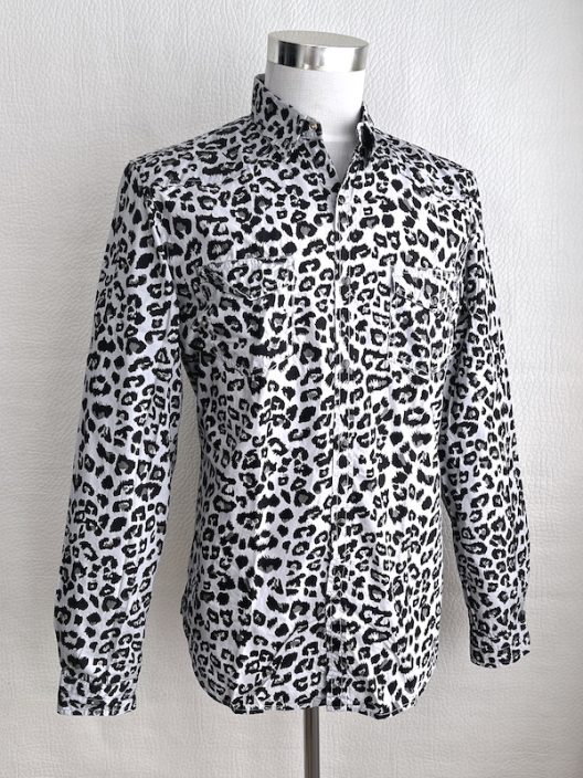 MSGM Animal Print Cotton Shirt