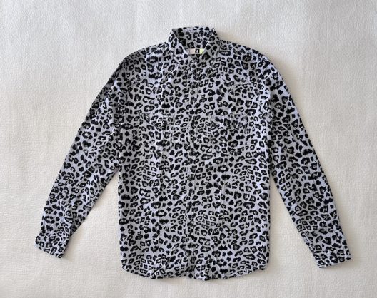 MSGM Animal Print Cotton Shirt