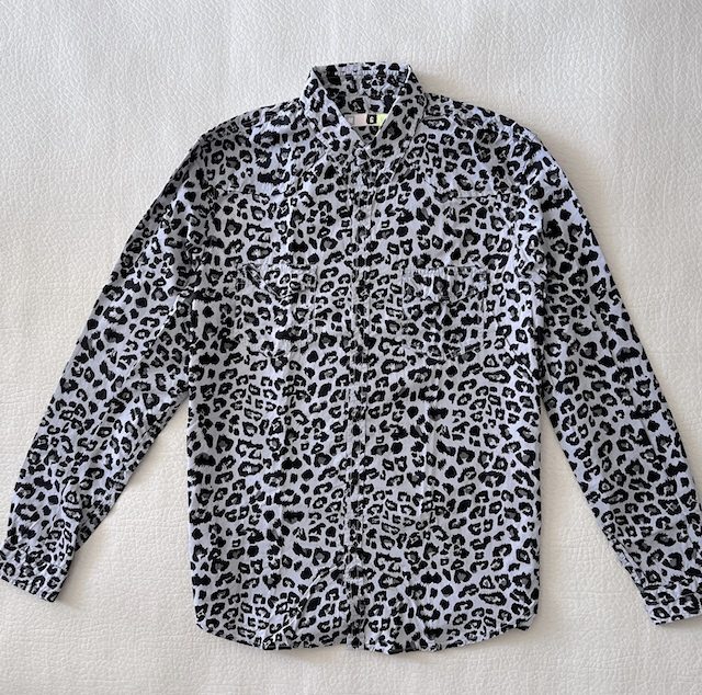 MSGM Animal Print Cotton Shirt