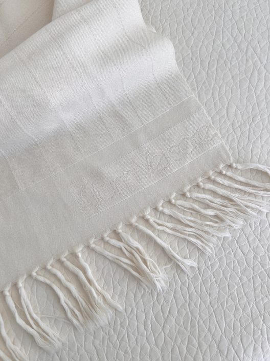 VTG Gianni Versace genderless Off-white wool scarf