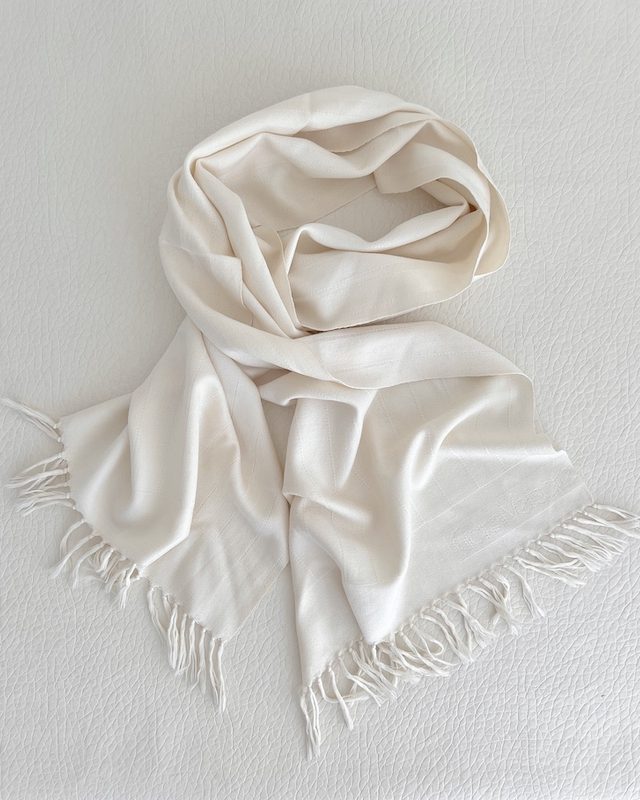 VTG Gianni Versace genderless Off-white wool scarf
