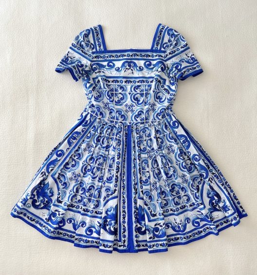 Dolce & Gabbana Cotton Dress Majolica Collection