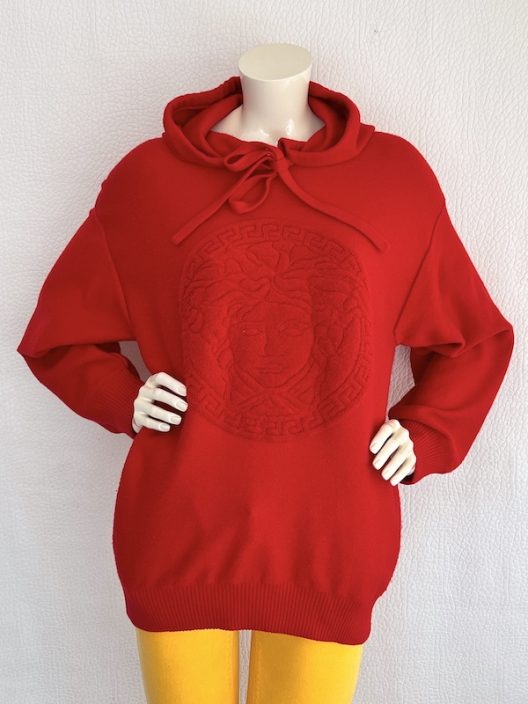Versace Oversize Hooded Sweater