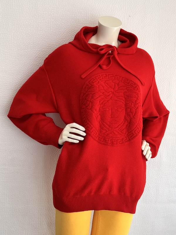 Versace Oversize Hooded Sweater