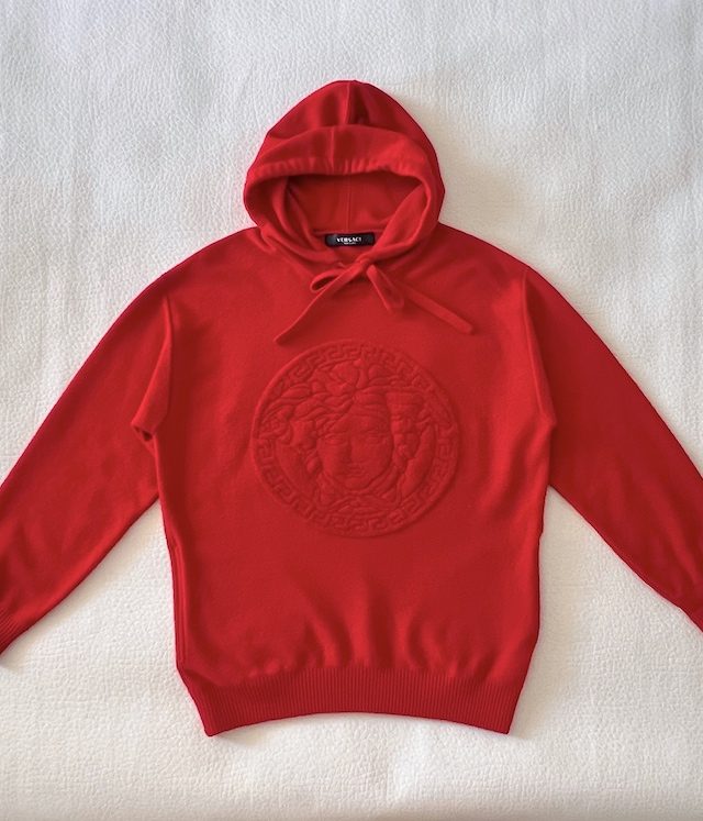Versace Oversize Hooded Sweater