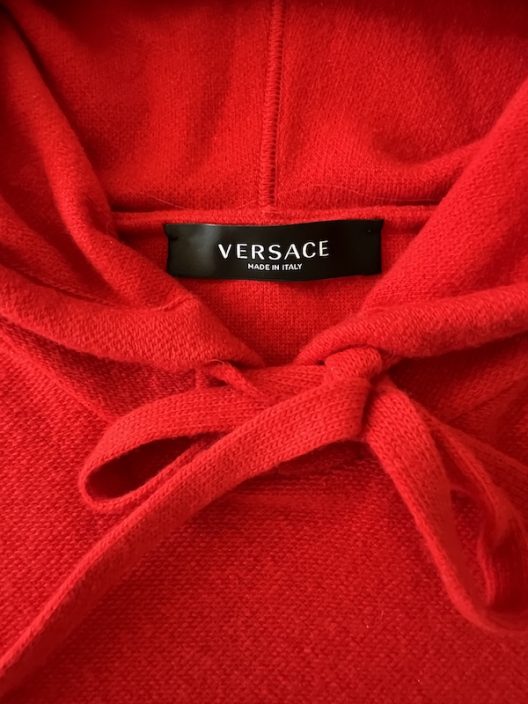 Versace Oversize Hooded Sweater