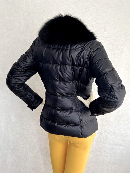 Versace Down Jacket Embellished With Rhinestones