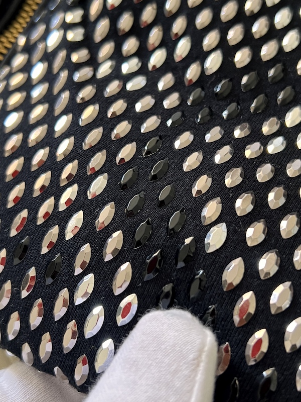 Versace Down Jacket Embellished With Rhinestones