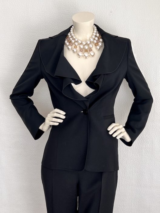 Valentino Garavani Women's Black Wool Suit