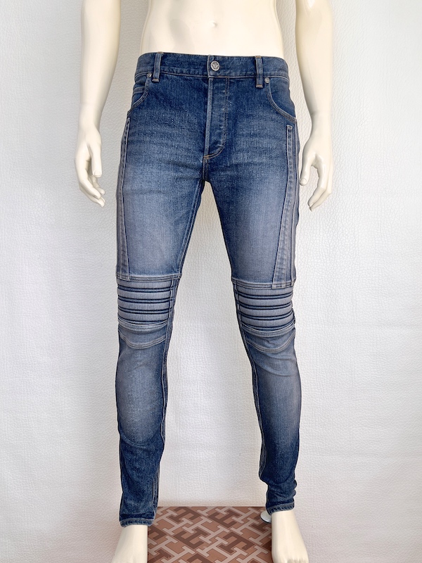Balmain Slim Biker Jeans