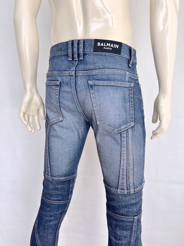 Balmain Slim Biker Jeans