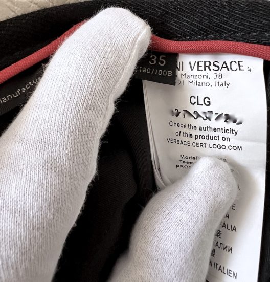 RARE Versace Jeans with Printed Details