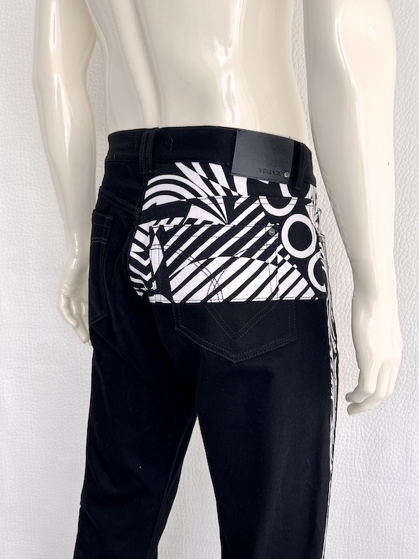 RARE Versace Jeans with Printed Details