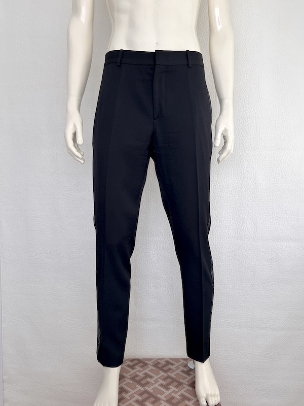 Stella McCartney Black Pants With Printed Details