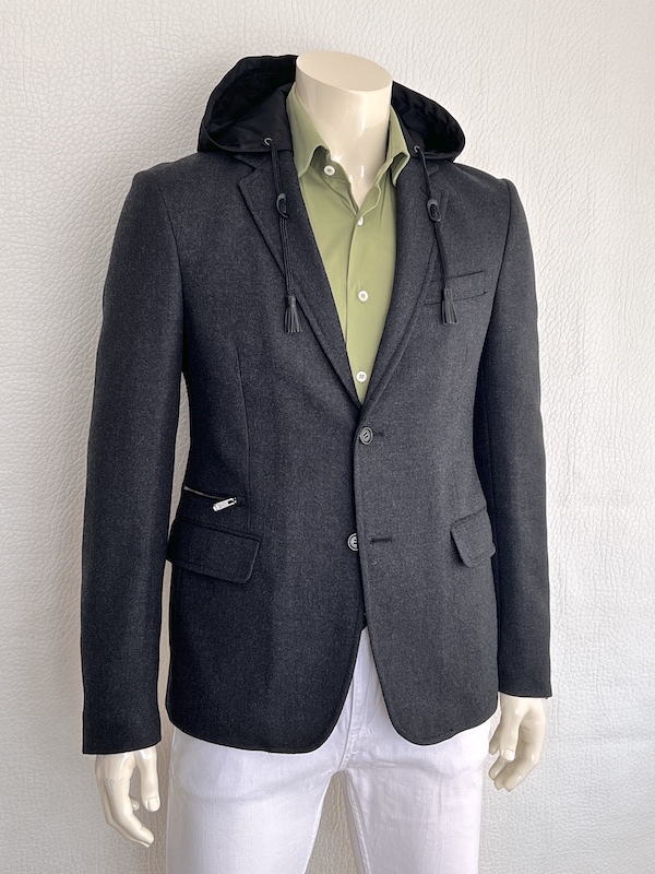 Prada Padded Jacket With Detachable Hood