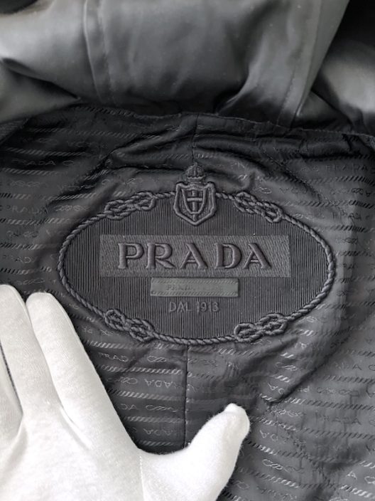 Prada Padded Jacket With Detachable Hood