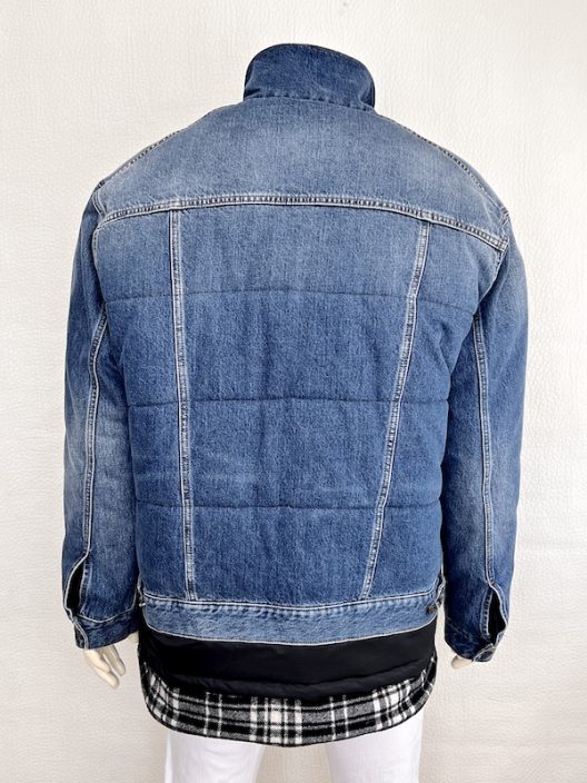 RARE Balenciaga Oversize Padded Denim Bomber Jacket