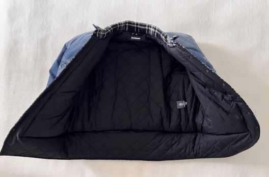 RARE Balenciaga Oversize Padded Denim Bomber Jacket