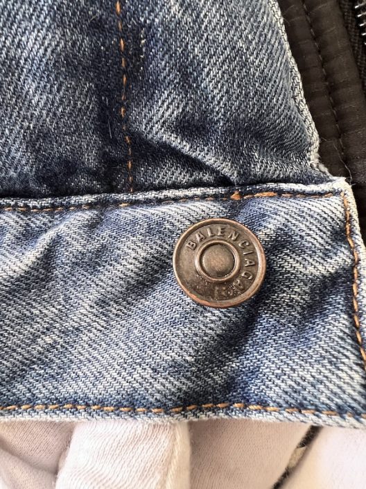 RARE Balenciaga Oversize Padded Denim Bomber Jacket