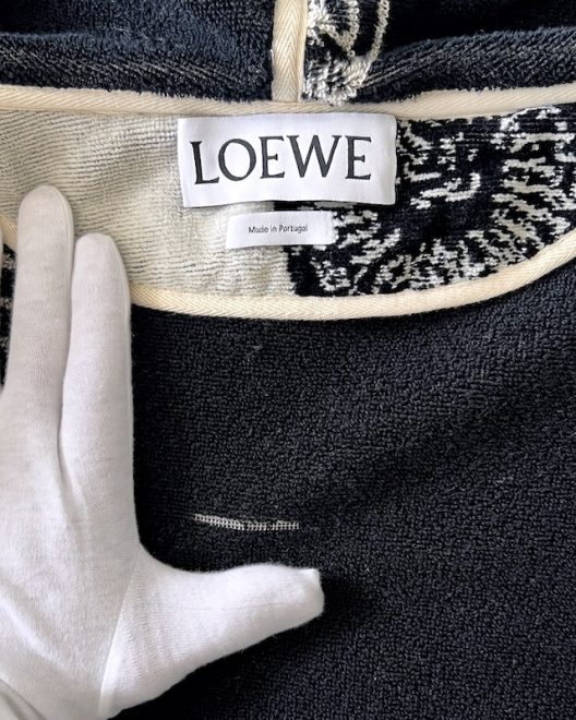 Loewe Paula’s Ibiza Hooded Cotton‑Terry Jacket with Seashell Jacquard Print