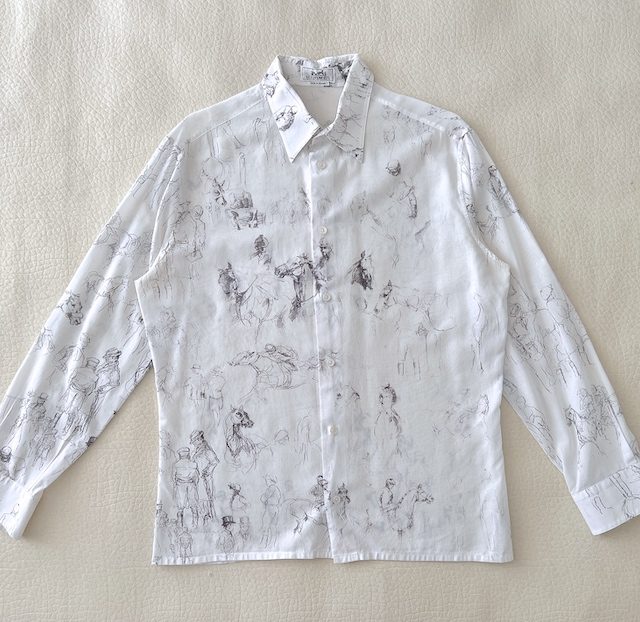 Hermès Printed Cotton Shirt