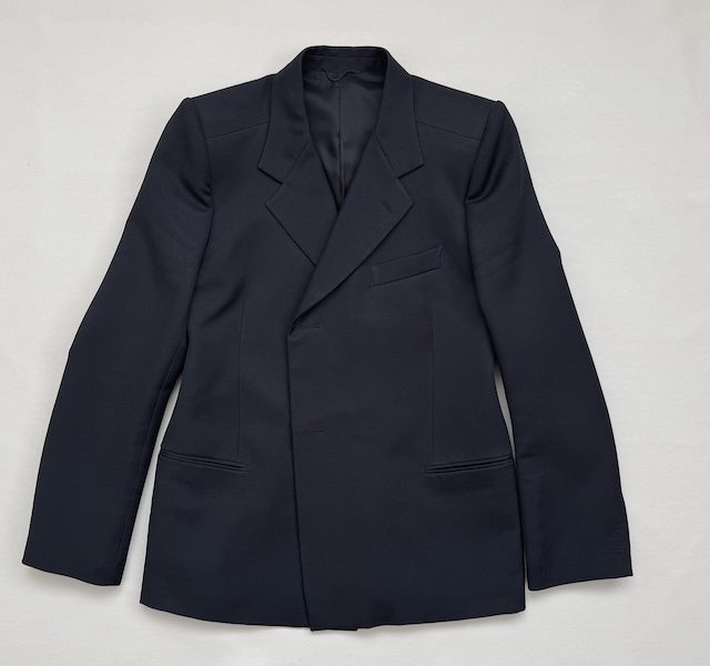 RARE Balenciaga Minimal Black Tailored Blazer Hidden Buttons Size IT52