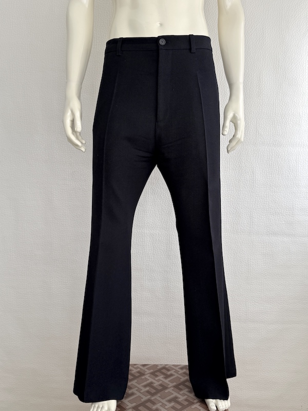 Balenciaga UNIFIT Black Dress Pants Size L
